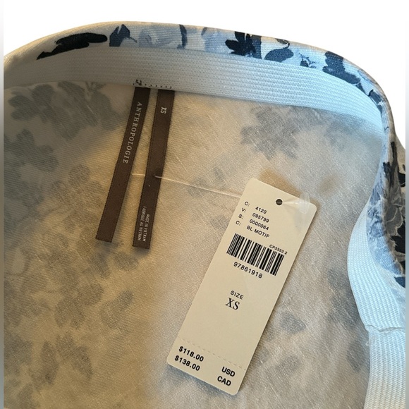 NWT Anthropologie Tilda Linen Knee-Length Slip Skirt Size XS - Picture 2 of 7